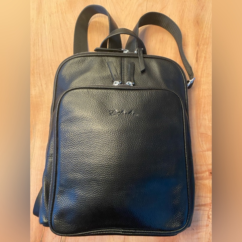 BOSTANTEN Genuine Leather Backpack Purse Casual College Travel Bags for Women